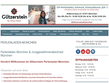 Tablet Screenshot of glitzerstein.com